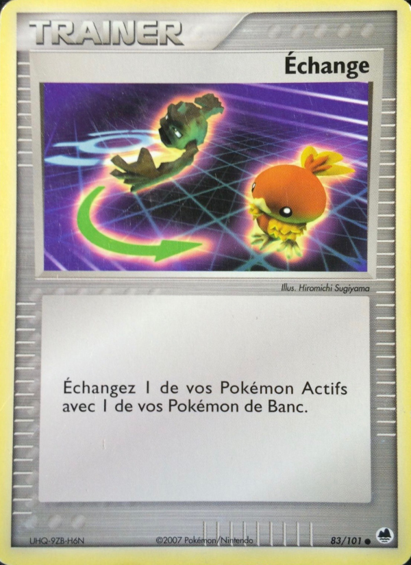 Échange 83 — EX Dragon Frontiers (French Pokémon TCG card)
