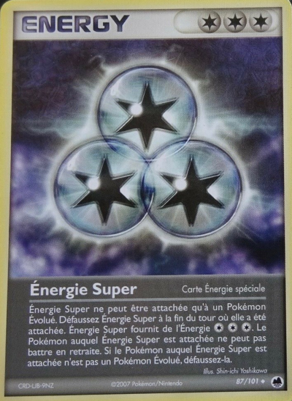 Énergie Super 87 — EX Dragon Frontiers (French Pokémon TCG card)
