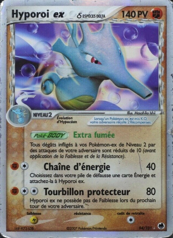 Hyporoi ex δ 94 — EX Dragon Frontiers (French Pokémon TCG card)