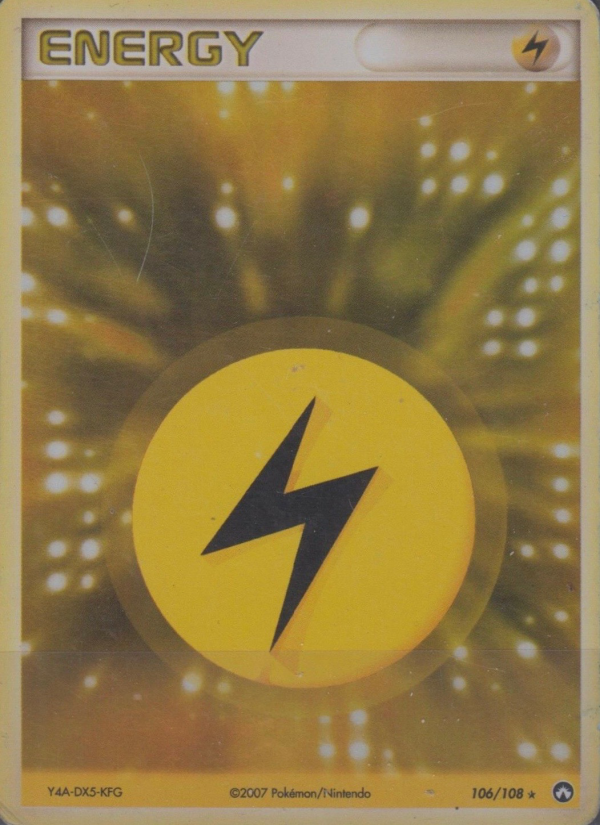 Énergie Électrique 106 — EX Power Keepers (French Pokémon TCG card)