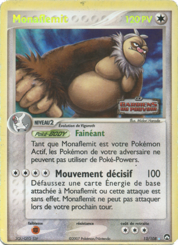 Monaflemit 13 — EX Power Keepers (French Pokémon TCG card)