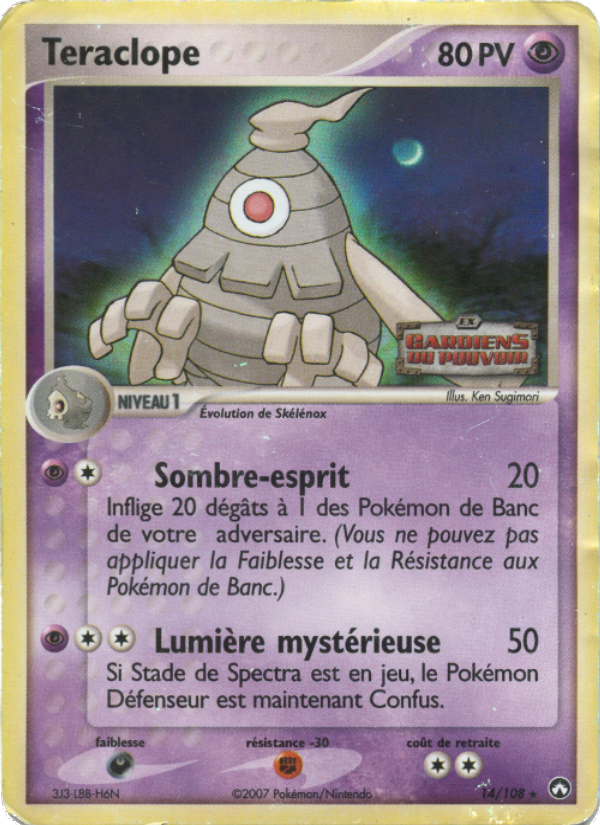 Teraclope 14 — EX Power Keepers (French Pokémon TCG card)