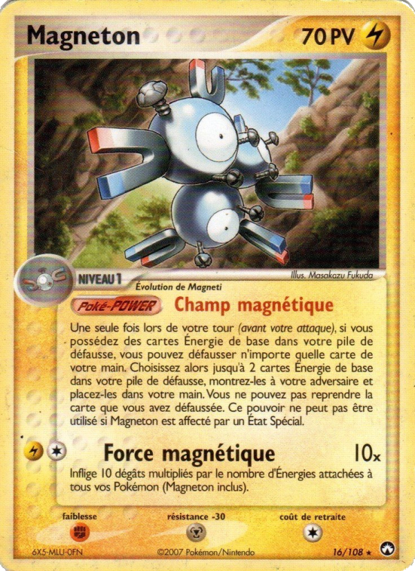 Magneton 16 — EX Power Keepers (French Pokémon TCG card)