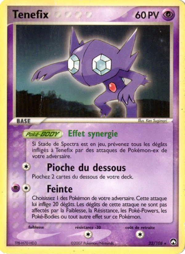 Tenefix 22 — EX Power Keepers (French Pokémon TCG card)