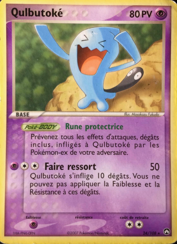 Qulbutoké 24 — EX Power Keepers (French Pokémon TCG card)