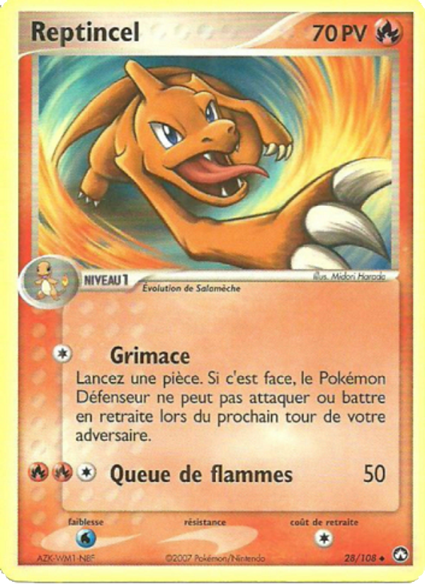 Reptincel 28 — EX Power Keepers (French Pokémon TCG card)