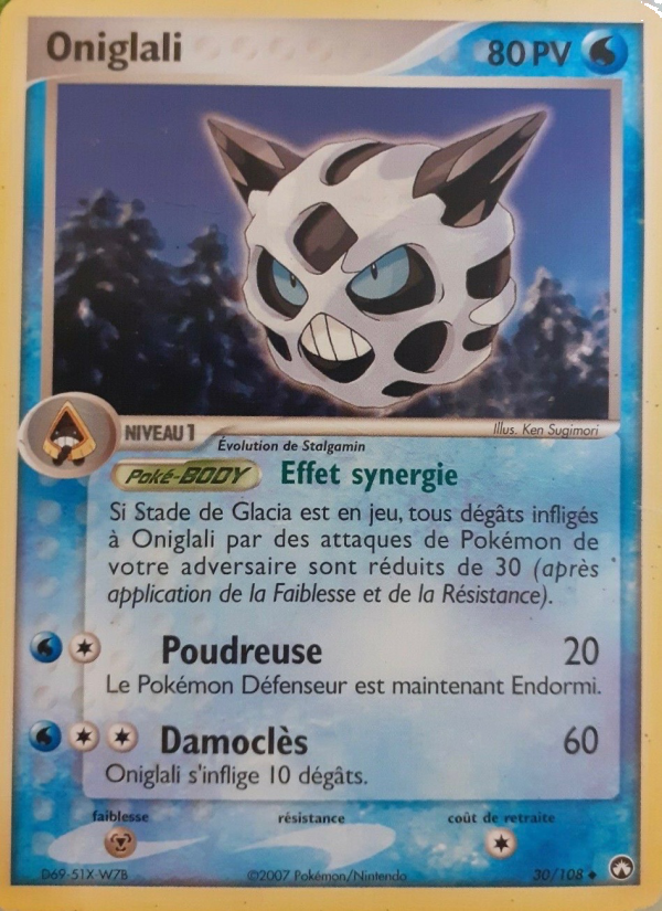 Oniglali 30 — EX Power Keepers (French Pokémon TCG card)