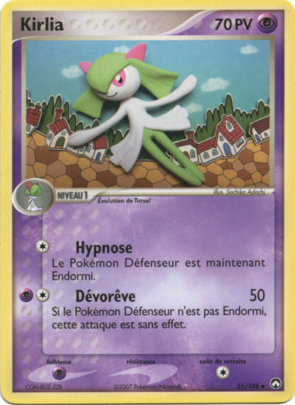 Kirlia 31 — EX Power Keepers (French Pokémon TCG card)