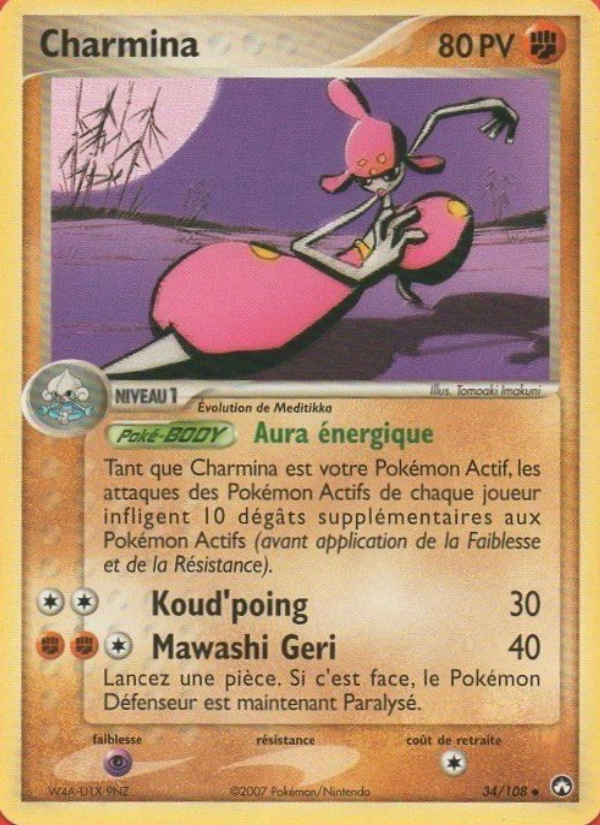 Charmina 34 — EX Power Keepers (French Pokémon TCG card)
