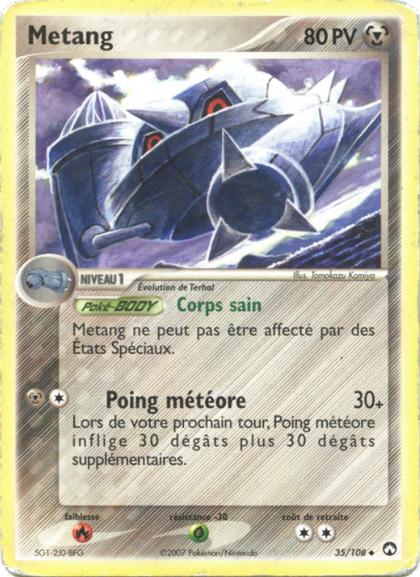 Metang 35 — EX Power Keepers (French Pokémon TCG card)