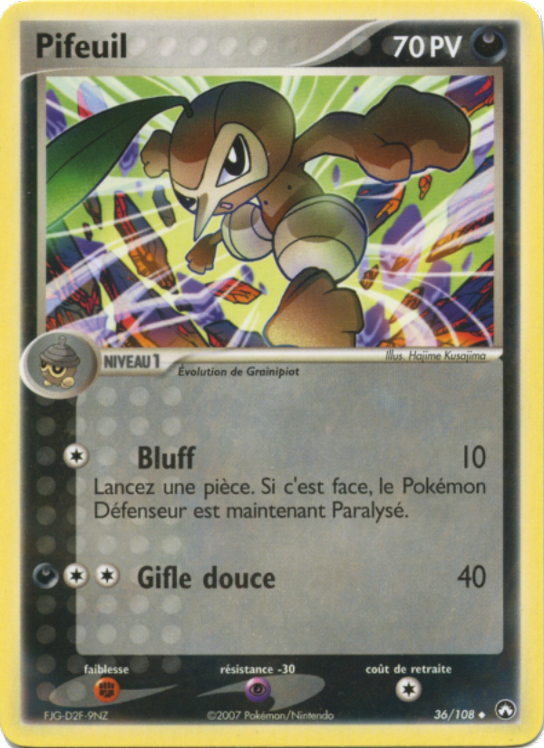 Pifeuil 36 — EX Power Keepers (French Pokémon TCG card)