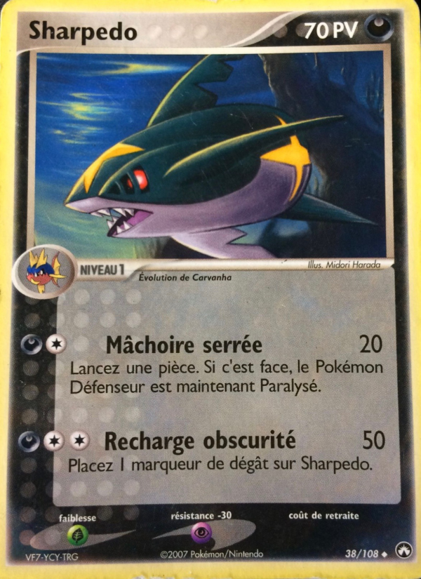 Sharpedo 38 — EX Power Keepers (French Pokémon TCG card)