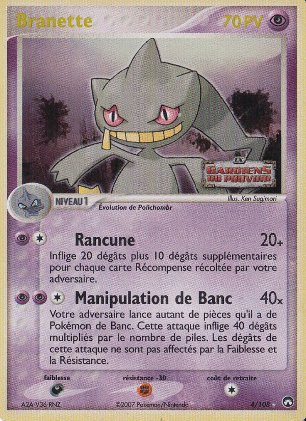Branette 4 — EX Power Keepers (French Pokémon TCG card)