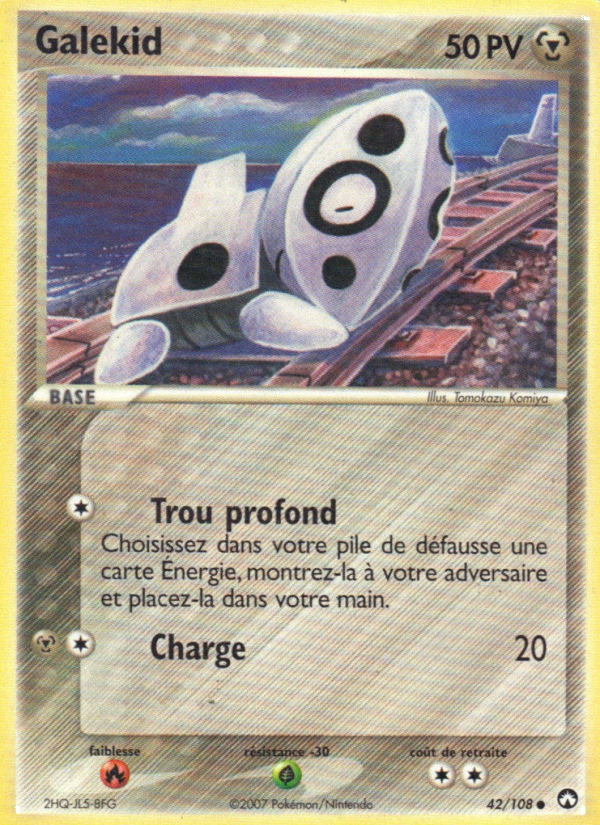 Galekid 42 — EX Power Keepers (French Pokémon TCG card)