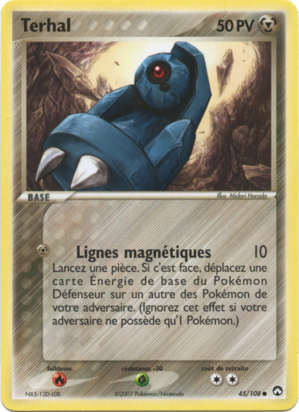 Terhal 45 — EX Power Keepers (French Pokémon TCG card)