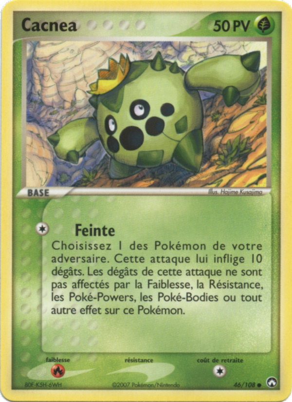 Cacnea 46 — EX Power Keepers (French Pokémon TCG card)