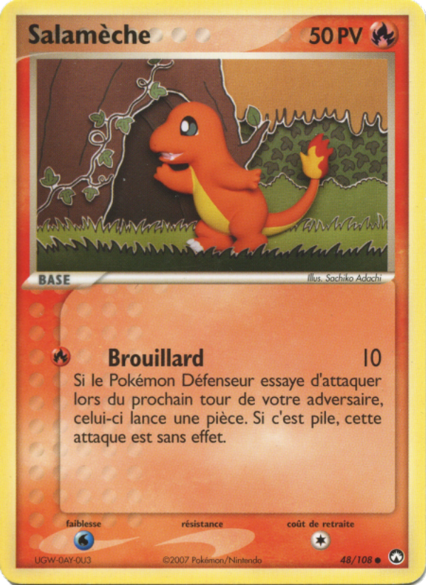 Salamèche 48 — EX Power Keepers (French Pokémon TCG card)