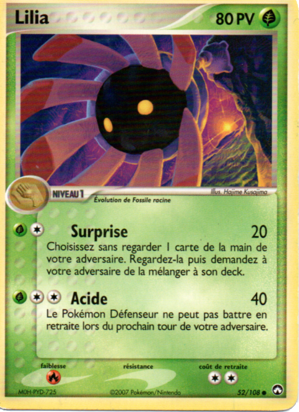 Lilia 52 — EX Power Keepers (French Pokémon TCG card)