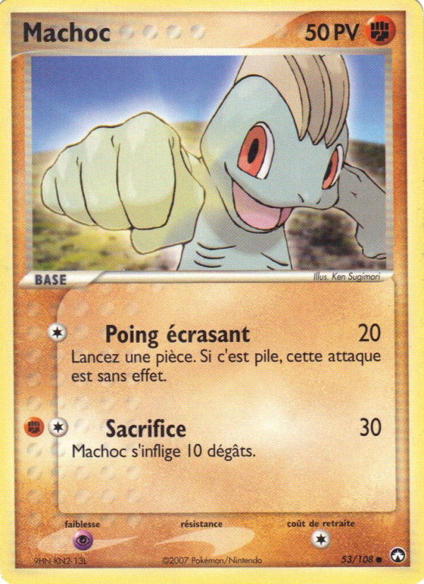 Machoc 53 — EX Power Keepers (French Pokémon TCG card)