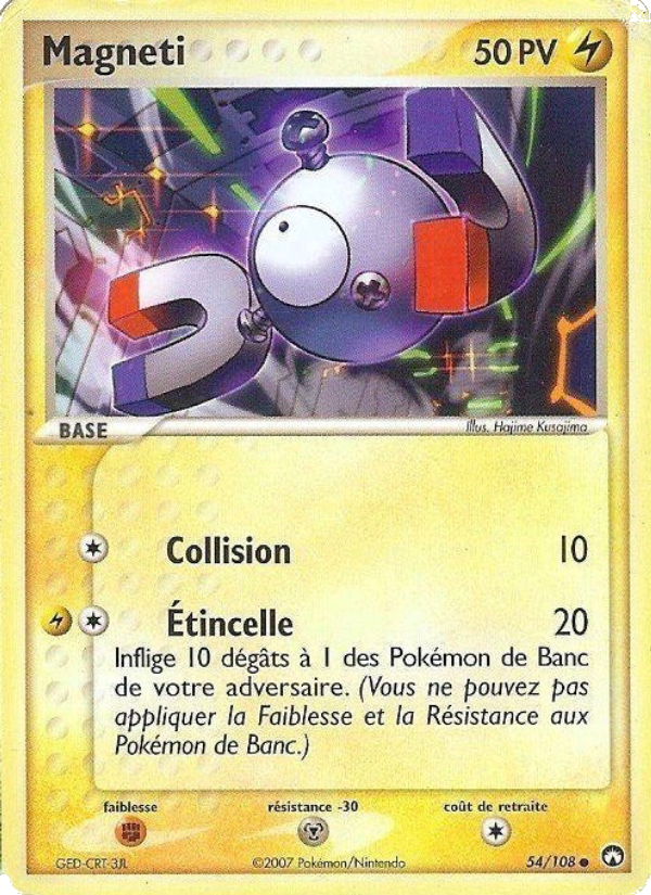 Magneti 54 — EX Power Keepers (French Pokémon TCG card)