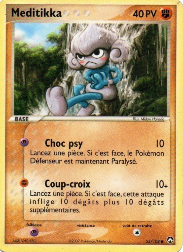Meditikka 55 — EX Power Keepers (French Pokémon TCG card)