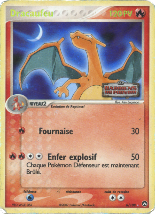 Dracaufeu 6 — EX Power Keepers (French Pokémon TCG card)
