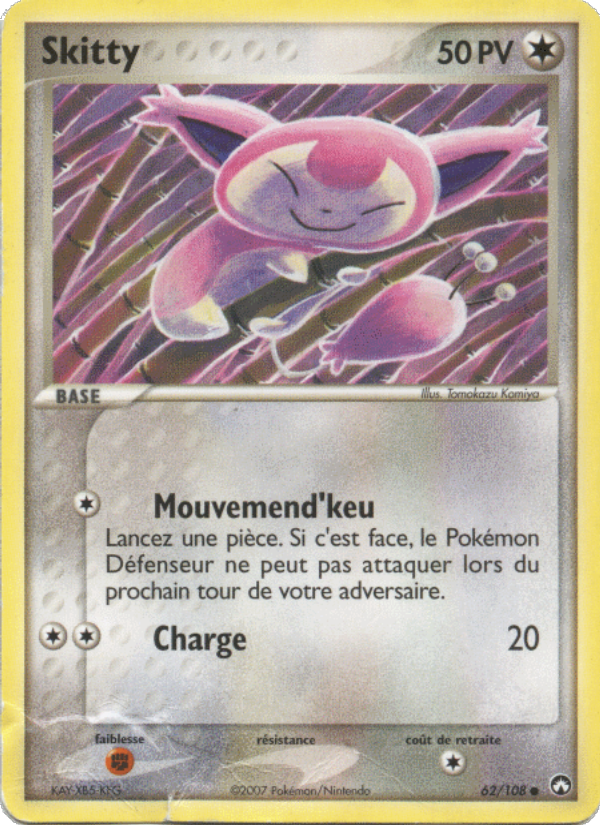 Skitty 62 — EX Power Keepers (French Pokémon TCG card)