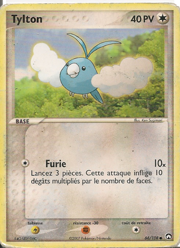 Tylton 66 — EX Power Keepers (French Pokémon TCG card)
