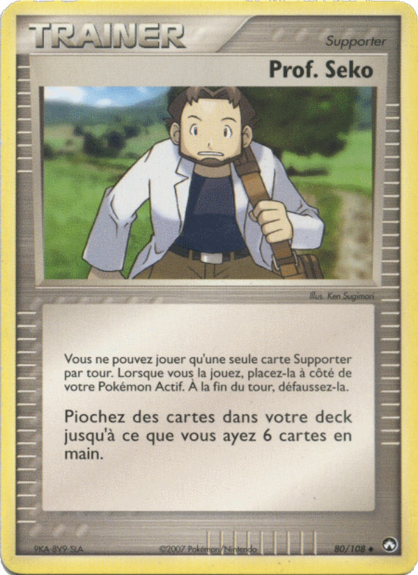 Prof. Seko 80 — EX Power Keepers (French Pokémon TCG card)
