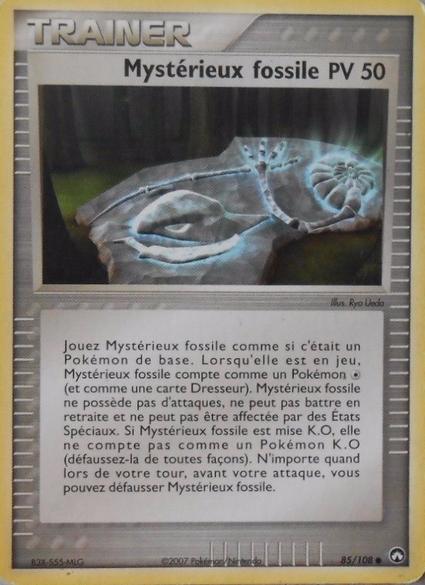 Mystérieux fossile 85 — EX Power Keepers (French Pokémon TCG card)