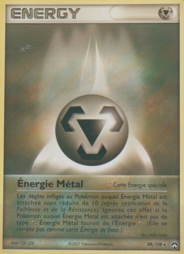 Énergie Métal 88 — EX Power Keepers (French Pokémon TCG card)