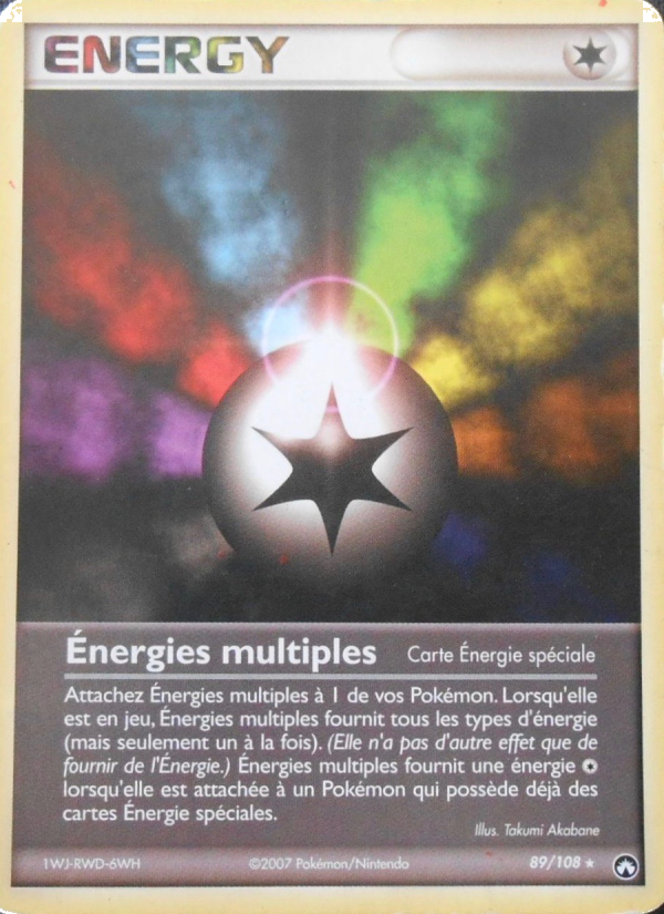 Énergies multiples 89 — EX Power Keepers (French Pokémon TCG card)