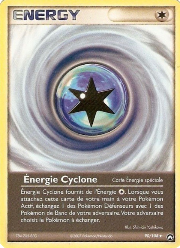 Énergie Cyclone 90 — EX Power Keepers (French Pokémon TCG card)