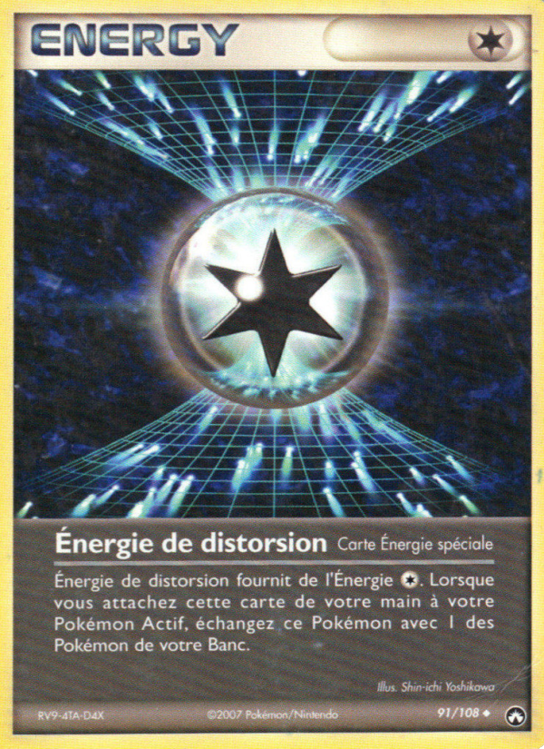 Énergie de distorsion 91 — EX Power Keepers (French Pokémon TCG card)