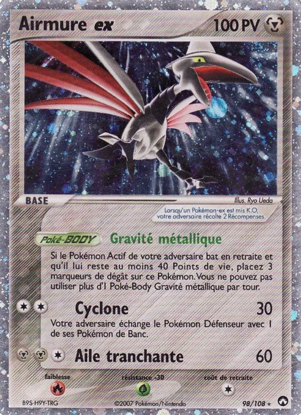 Airmure ex 98 — EX Power Keepers (French Pokémon TCG card)