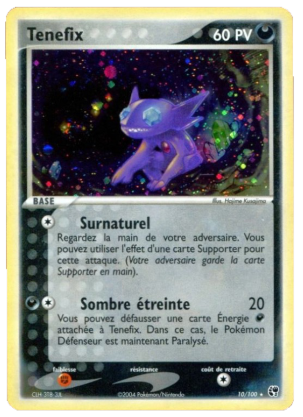 Tenefix 10 — EX Sandstorm (French Pokémon TCG card)