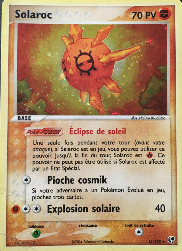Solaroc 13 — EX Sandstorm (French Pokémon TCG card)
