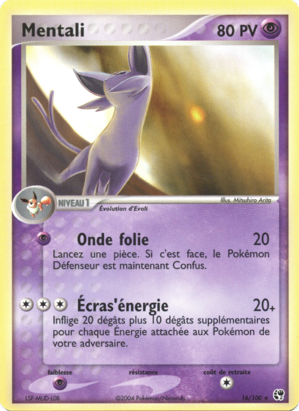 Mentali 16 — EX Sandstorm (French Pokémon TCG card)