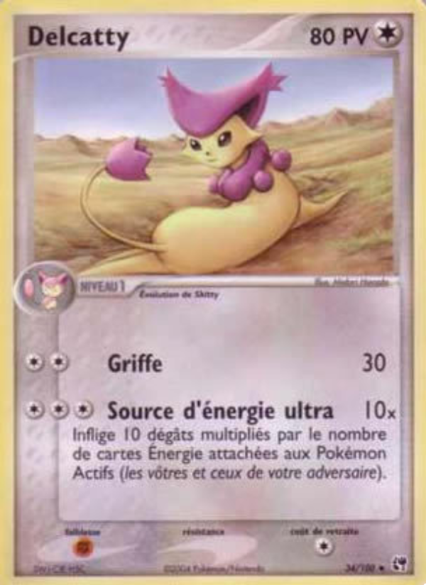 Delcatty 34 — EX Sandstorm (French Pokémon TCG card)