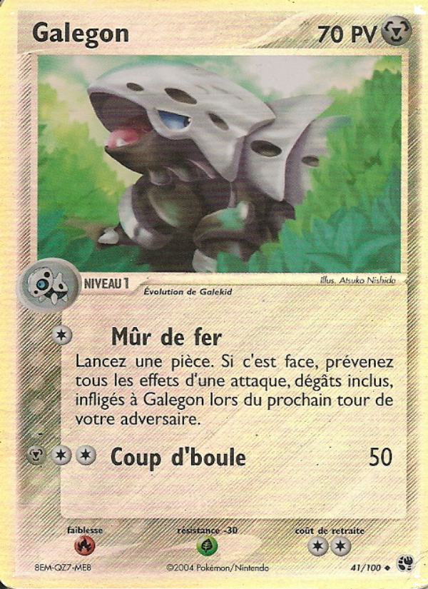 Galegon 41 — EX Sandstorm (French Pokémon TCG card)