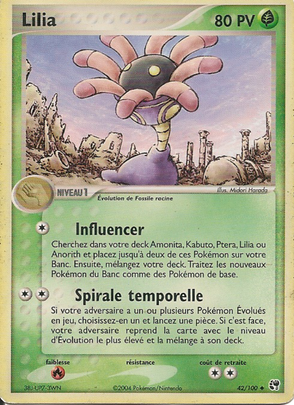 Lilia 42 — EX Sandstorm (French Pokémon TCG card)