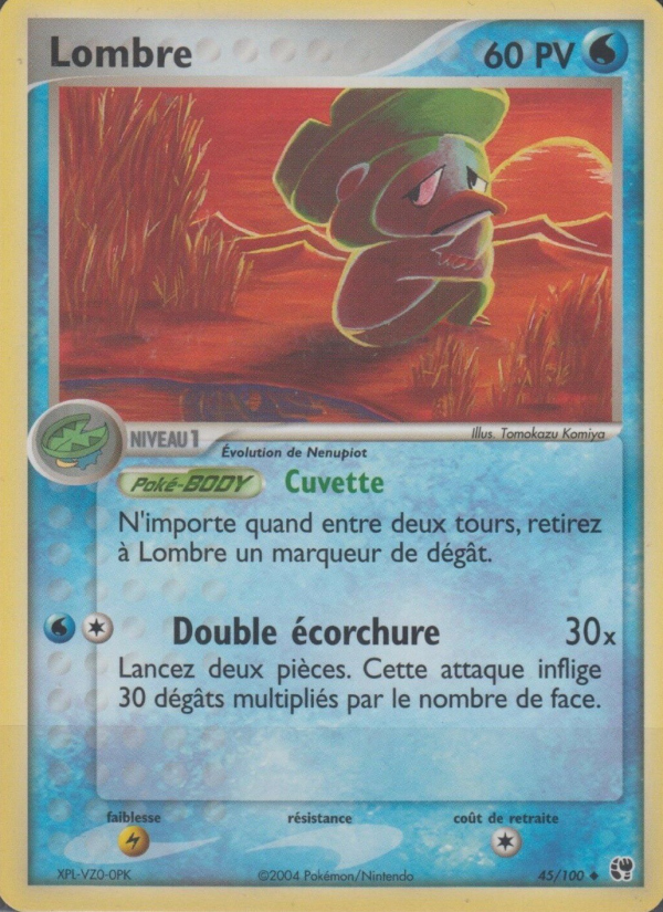 Lombre 45 — EX Sandstorm (French Pokémon TCG card)
