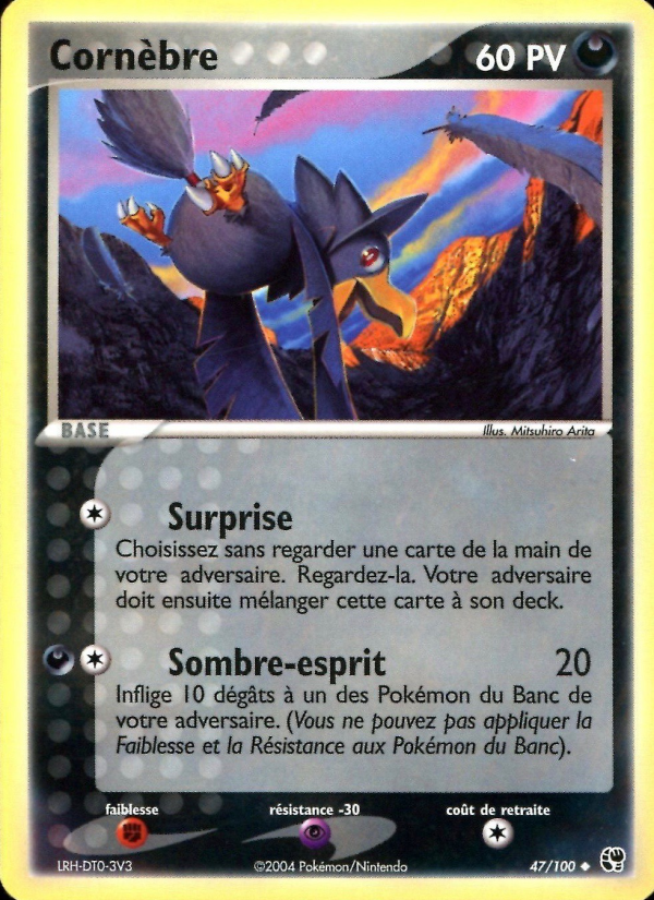 Cornèbre 47 — EX Sandstorm (French Pokémon TCG card)