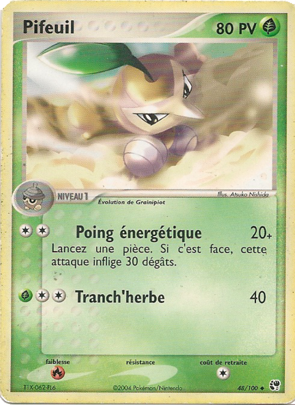 Pifeuil 48 — EX Sandstorm (French Pokémon TCG card)