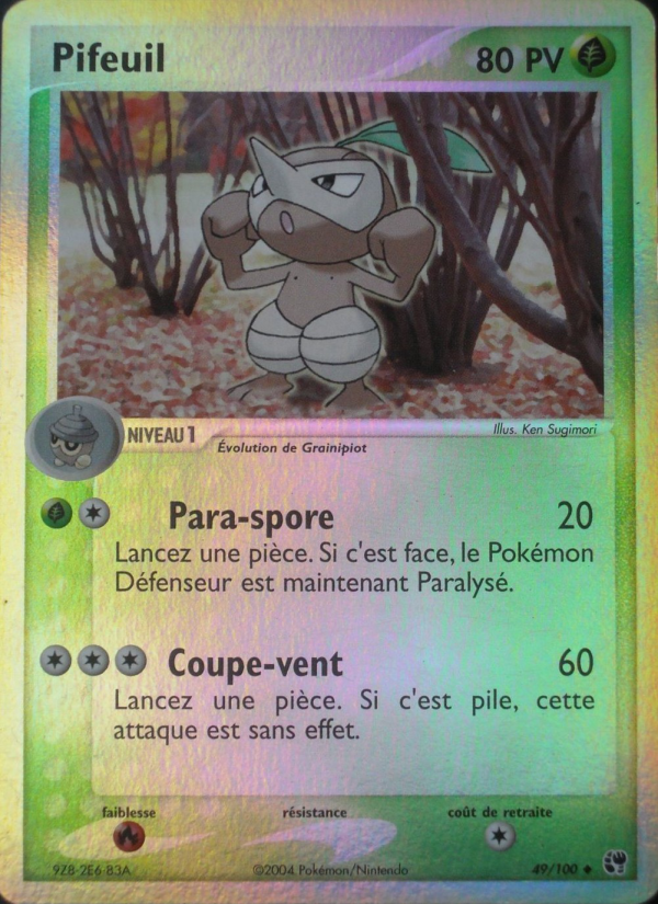 Pifeuil 49 — EX Sandstorm (French Pokémon TCG card)