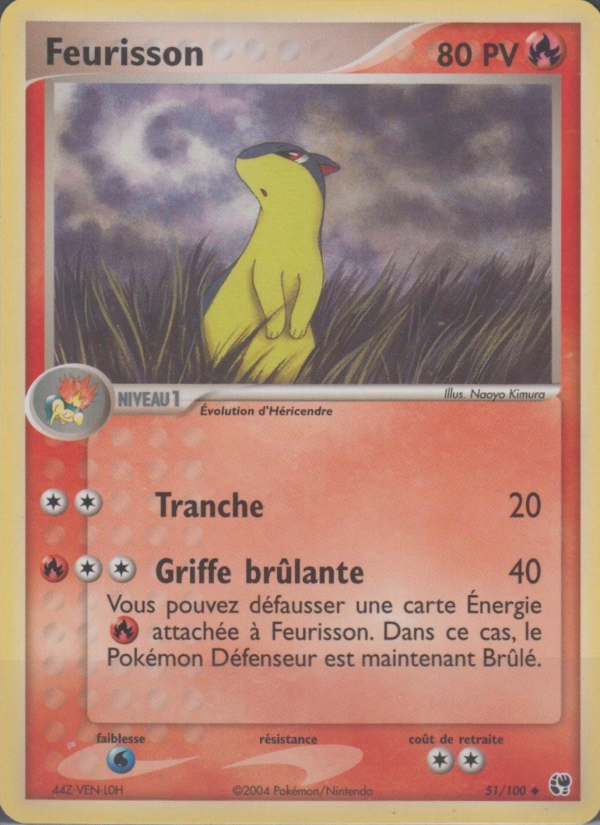 Feurisson 51 — EX Sandstorm (French Pokémon TCG card)