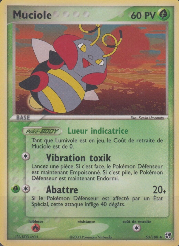 Muciole 53 — EX Sandstorm (French Pokémon TCG card)