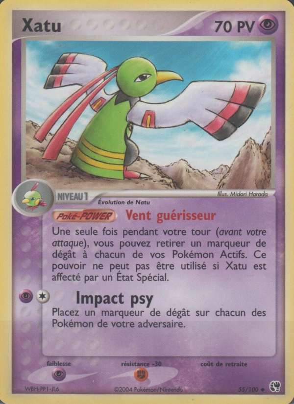 Xatu 55 — EX Sandstorm (French Pokémon TCG card)