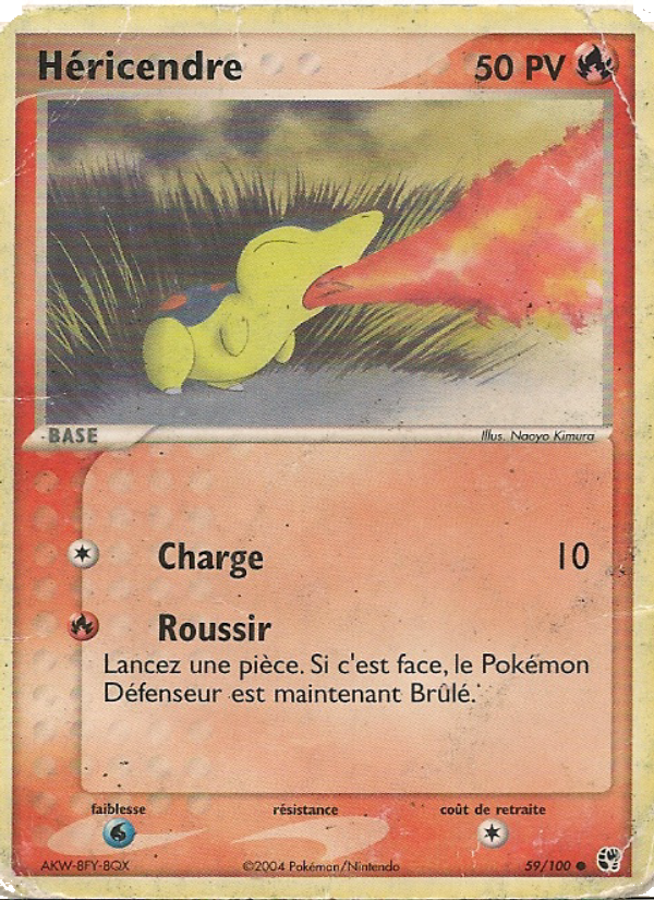 Héricendre 59 — EX Sandstorm (French Pokémon TCG card)
