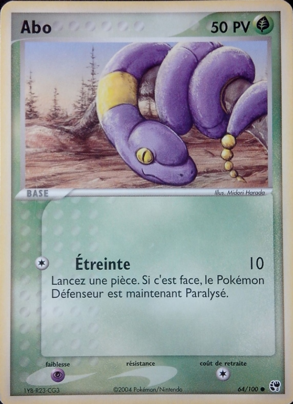 Abo 64 — EX Sandstorm (French Pokémon TCG card)
